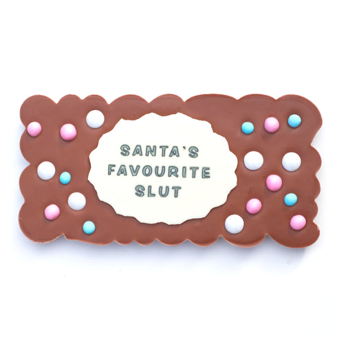Santa's Favourite Slut Chocolate